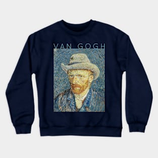 Van Gogh - Self Portrait #3 Crewneck Sweatshirt